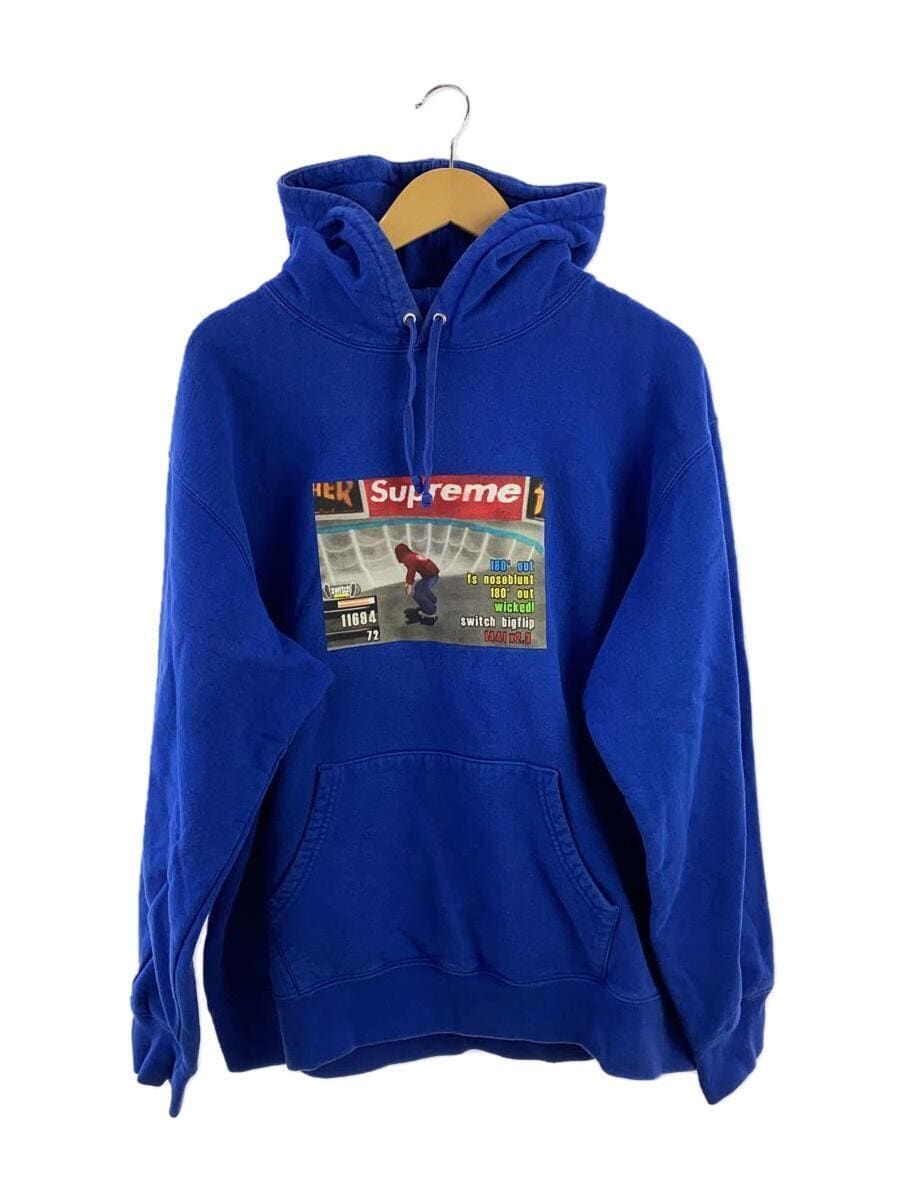 Supreme Hoodie 21FW Thrasher Hooded Sweatshirt L Cotton Blue Supreme Hoodie 21FW Thrasher Hooded Sweatshirt L Cotton Blue