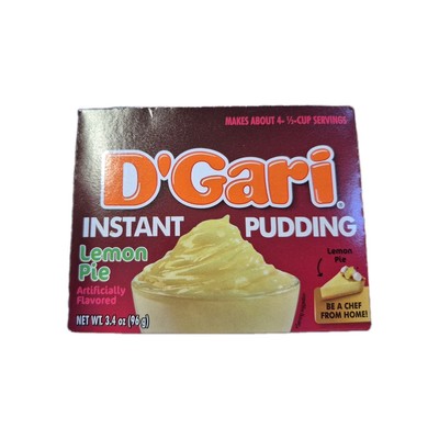 3 Pack Dr. Oetker D'Gari Instant Pudding Dessert 3.4 Oz Box Lemon Pie BB 3/2025