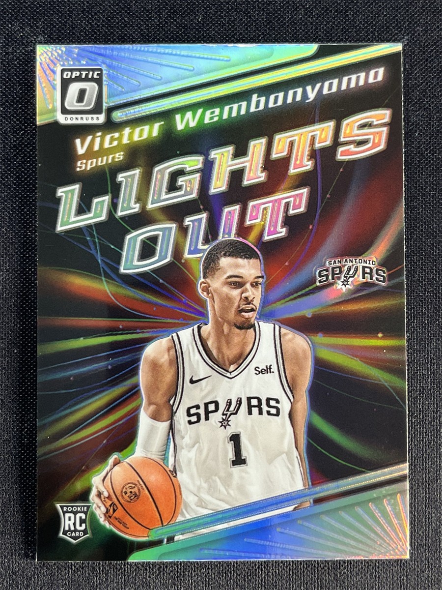 2023-24 Donruss Optic Victor Wembanyama #4 Holo Silver Lights Out RC Rookie