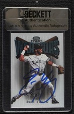 BAS 1997 Topps Finest Uncommon - Silver Eric Young #146 Seal of Authenticity 3c7