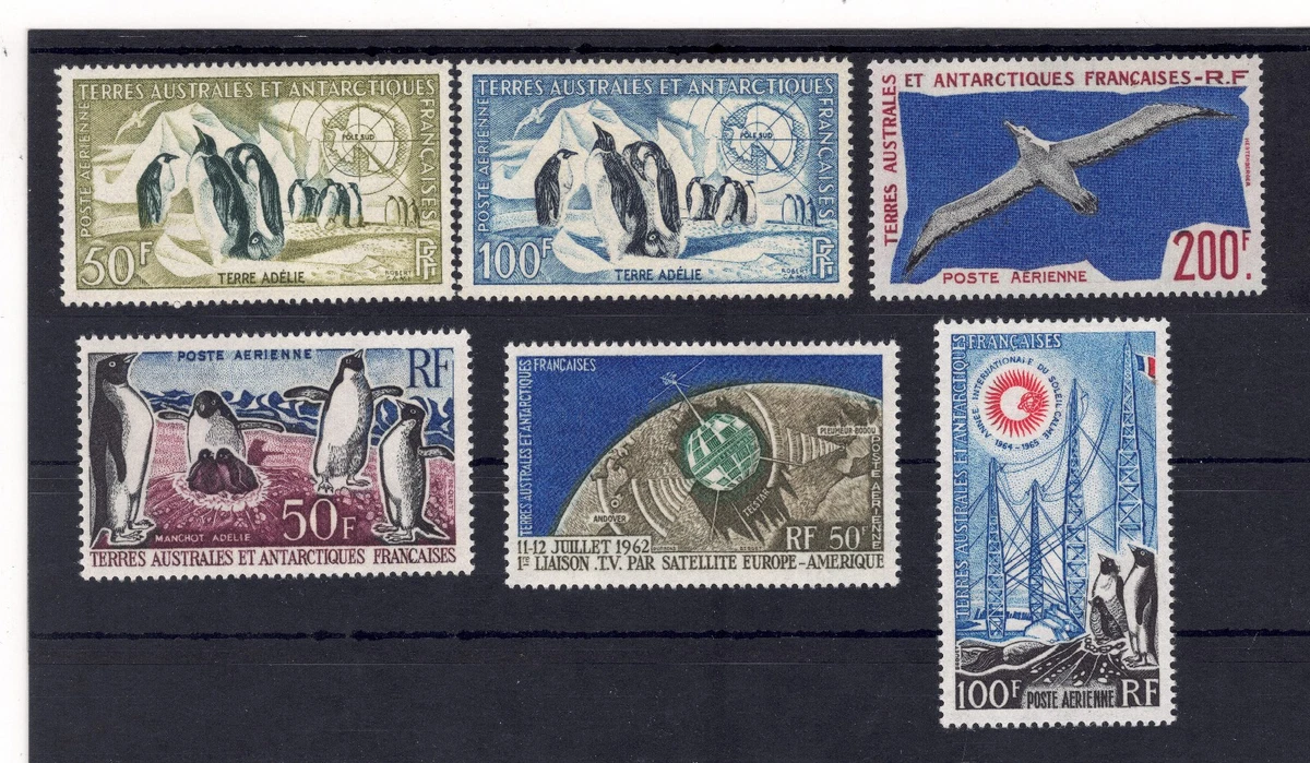 FRENCH SOUTHERN & ANTARCTIC TERRITORY Scott # C1 - C6, MINT Air Mails! SCV $232