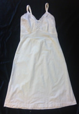 1950's Vintage cotton Miss Elaine full beige slip size 36 Tall Style 5796