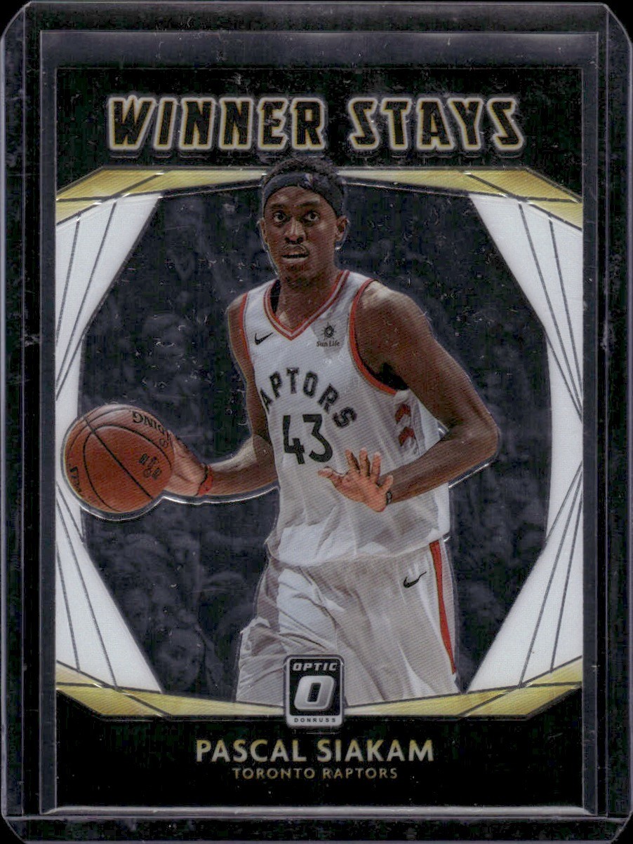 2020-21 Donruss Optic #13 Pascal Siakam Winner Stays