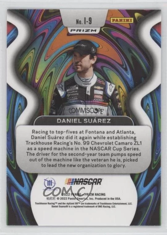 2022 Panini Prizm Illumination Silver Prizm Daniel Suarez #I-9 - Image 2 of 2