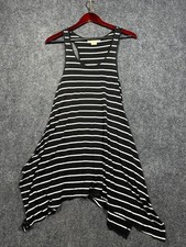 Michael Michael Kors Dress Womens Small Scoop Sleeveless Handkerchief Hem Maxi