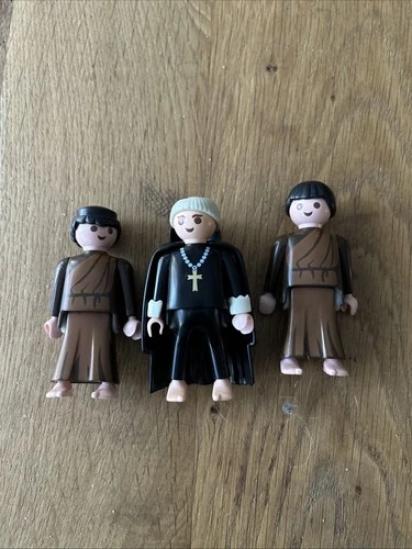 Vintage Playmobil Christmas Nativity RELIGIOUS MONK jOSEPH