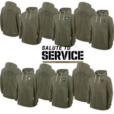Women's Olive 2025 Salute to Service Sideline Standard Issue Dri-FIT Hoodie