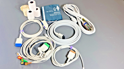 #ad GE Dash 300040005000 Accessories Kit Nellcor Oximax ECG Temp NIBP Paper $125.00
