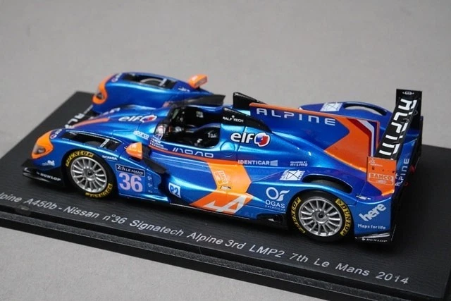1:43 SPARK S4217 Alpine A450b Nissan Signatech LMP2 3rd Le Mans 7th 2014 #36 - Image 2 of 4