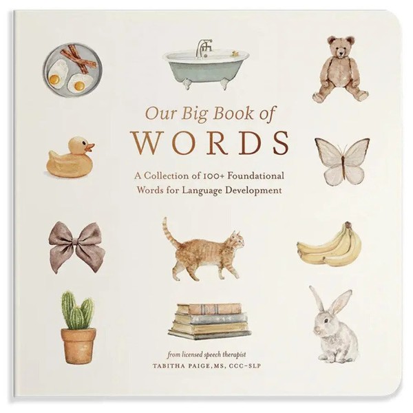 Our Big Book Of Words | Tabitha Paige | Buch | Paige Tate & Co | Kinder-Pappbuch-image