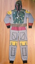 Official Star Wars Boba Fett Hooded Small One Piece Costume Cosplay Pajama