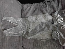 Dance 2pc Fringe Top And Short Bottoms New
