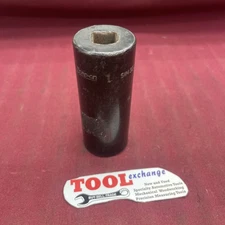 Snap on 1 in  SIM320 6 Point Deep Impact Socket 1/2" Drive USA Vintage Tools