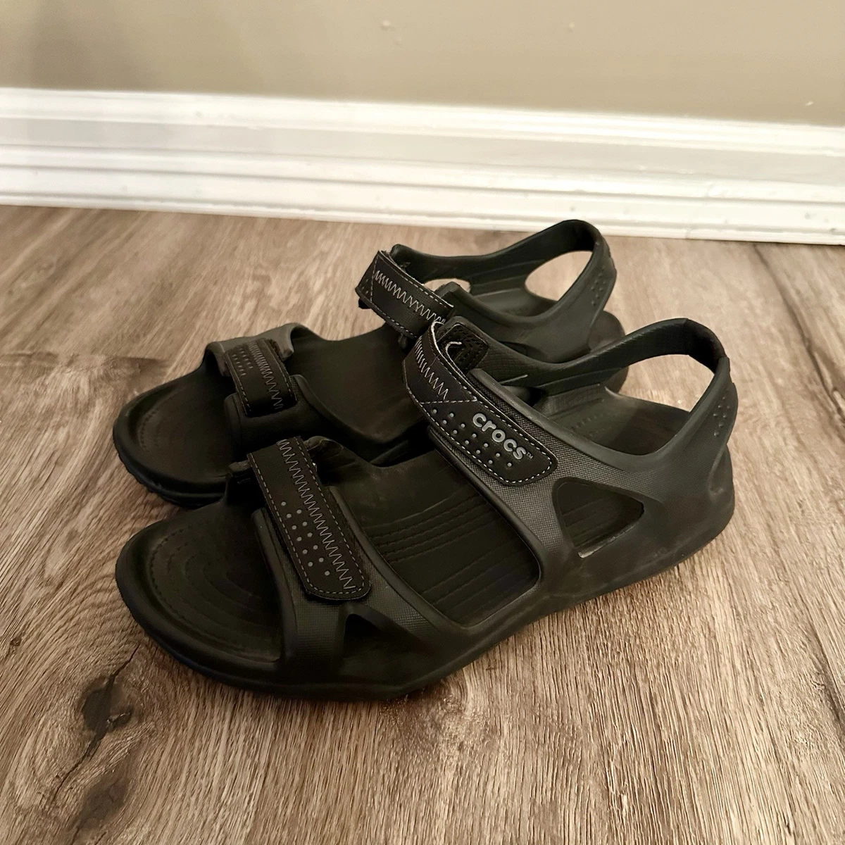 PreOwned Crocs Sandal Black Men\'s 7 Crocs Clogs Sandals Women main image 2