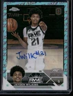 2023-24 Topps Chrome Overtime Elite Jayden Wilkins Auto Aqua OTE Refractors #/99