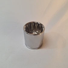 1/2 in Drive, 1 1/4 in Socket Size, 12-Point, Std, Chrome, WESTWARD 5MV38, 1.25
