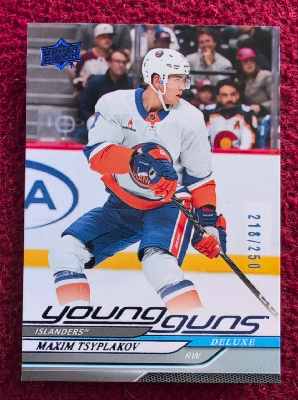 2024-25 Upper Deck Series 2 - Young Guns Maxim Tsyplakov #463 Deluxe /250 (RC)