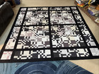 Wonderful Machine & Hand-stitched Quilted Bedspread Finished 2019