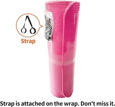 Amazon Basics 1/2 Inch Extra Thick Exercise Yoga Mat with Carrying Strap, Cushio
