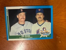 1987 Fleer Glossy #637 On Base Wade Boggs  Keith Hernandez  From Factory Set