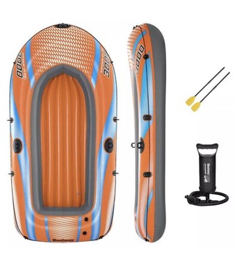 Bestway Kondor 3000 Raft Set Adult Inflatable Kayak with Oars Included