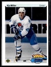 1990-91 Upper Deck Kip Miller Rookie Quebec Nordiques #522