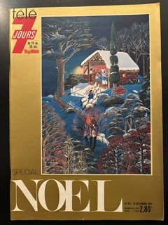 TELE 7 JOURS N°917 SPECIAL NOEL 1977 TRUFFAUT COUSTEAU TINO ROSSI