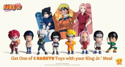 T-shirt Naruto X Burger King - Taille XL - Noir - Collector Neuf