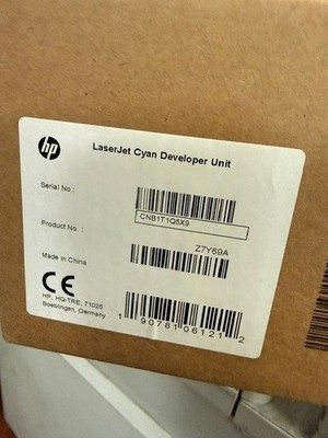 HP Z7Y69A E78322 E78323 E78325 E78328 E78330 Cyan Developer Unit- NEW SEALED BOX