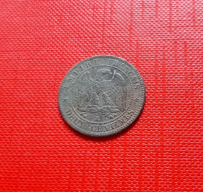 France , Pièce , 2 Centimes 1857 A , Napoléon III , Bronze , KM#776 [6638] - Photo 1/3