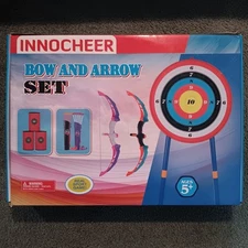 Innocheer Toy Bow and Arrow Set w/ targets - BRAND NEW IN BOX