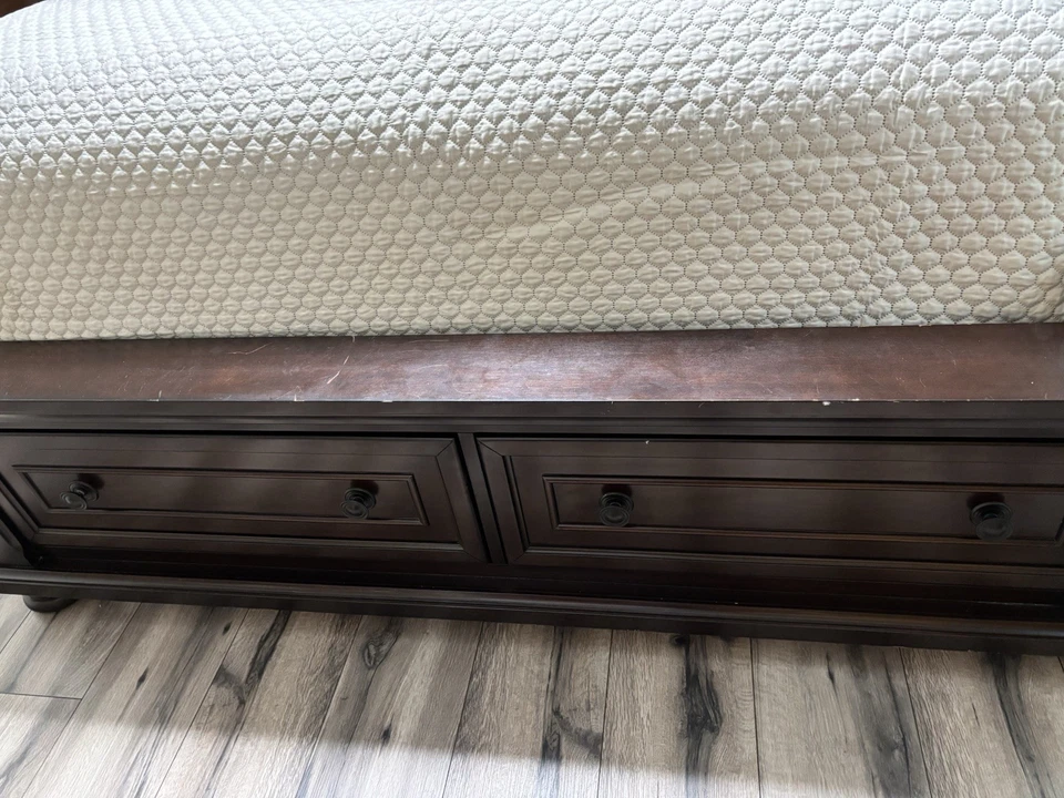 Porter Queen Sleigh Storage Bed In Rustic Brown (mattress Optional) - Image 2 of 4