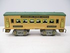 American Flyer 3176 Pullman Rookie Tan, Green Roof Prewar O gauge X7349