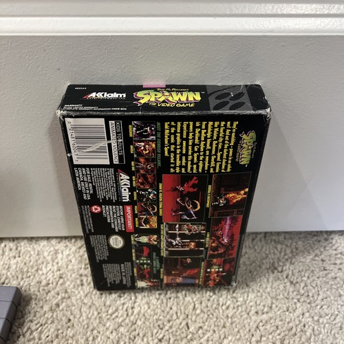 Todd McFarlane's Spawn-Super Nintendo SNES-Cart & Box Only-NO MANUAL - Picture 11 of 12