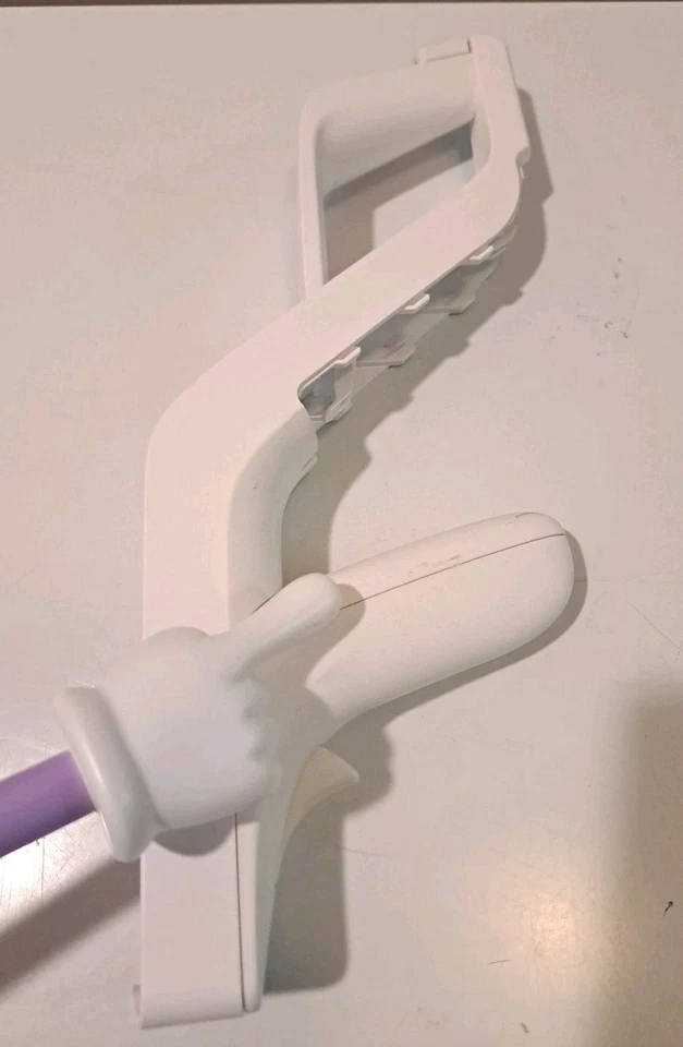 Nintendo Wii White Zapper Gun Accessory Attachment Missing Cover - Image 3 of 4