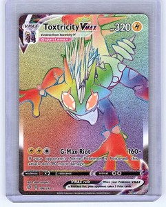 Toxtricity VMAX (Secret) Secret Rare SWSH02: Rebel Clash 196/192 NM