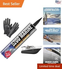10 oz 5200 Marine Grade Sealant - Fast-Cure Waterproof Adhesive for Marine Use
