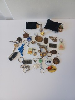 MCM Vtg Grab Bag Keychains And Miscellaneous Items Lot LOOK LOOK LOOK