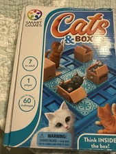 Smart Cat Games Cats & Boxes Travel Puzzle Game 60 Smart Cat Challenges