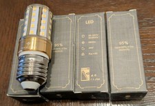 E27 Led Corn Bulb 10w Lamp Energy Saving 85-265 Volt Cool Bright 3000k Four Pack