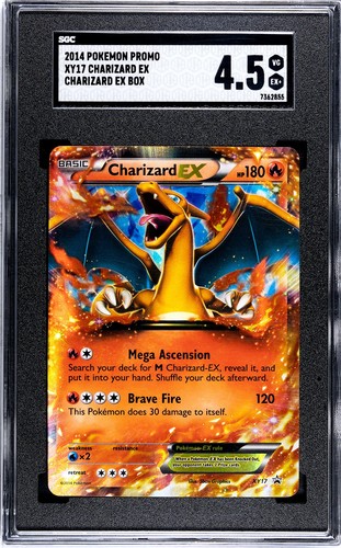 Charizard-EX graded SGC 4.5 for sale on eBay