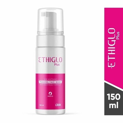 Ethiglo Plus Skin Whitening Foaming Face Wash With Advance Formula 150ml
