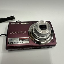 Nikon COOLPIX S220 10.0MP Digital Camera - Plum for sale online | eBay