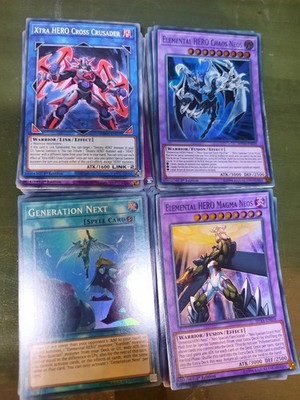 Yugioh Competitive Large Elemental Hero Deck 54 Card m + Extra Deck + Bonus Gift