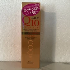 KOSE Q10 Vital Age milky lotion 180ML - Vibrant skin, moisturizing liquid