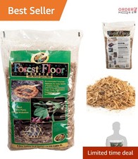 Forest Floor Bedding Cypress Mulch 8 Qt Natural Reptile Amphibian Terrarium
