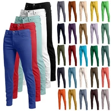 Mens Premium Fashion Skinny Fit Pants Stretch Jeans Inseam: 32" [NEMP01]