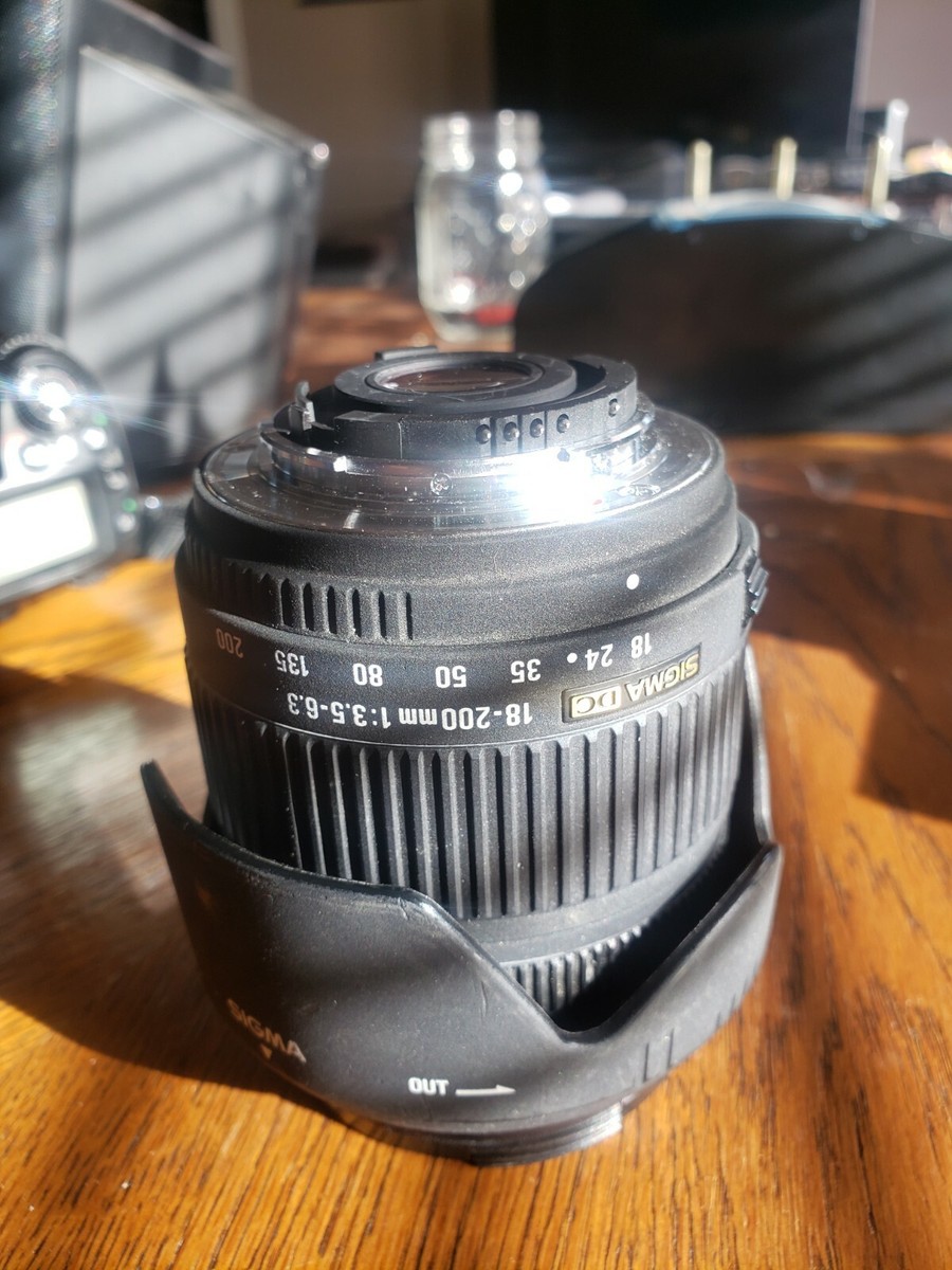 Sigma DC 18-200mm 1:3.5-6.3 | eBay
