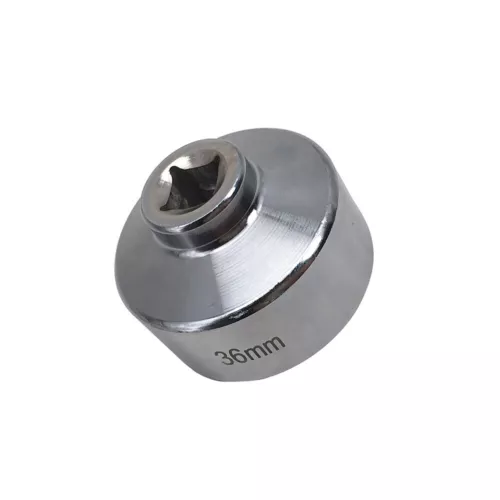 36mm Oil Filter Socket Tool 3/8"Drive Cap Remover Low Profile Socket Wrench C2C6 - Imagen 6 de 11