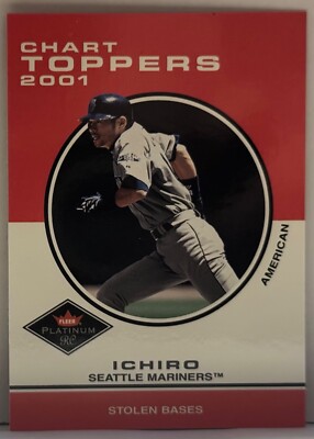 2001 Fleer Platinum Chart Toppers #420 Ichiro  M20